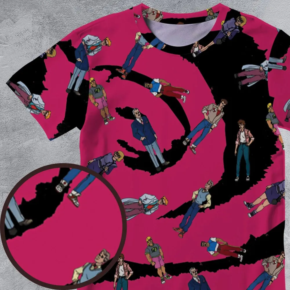 James Bond JR Cartoon characters All-Over Print Unisex T-Shirt - 4