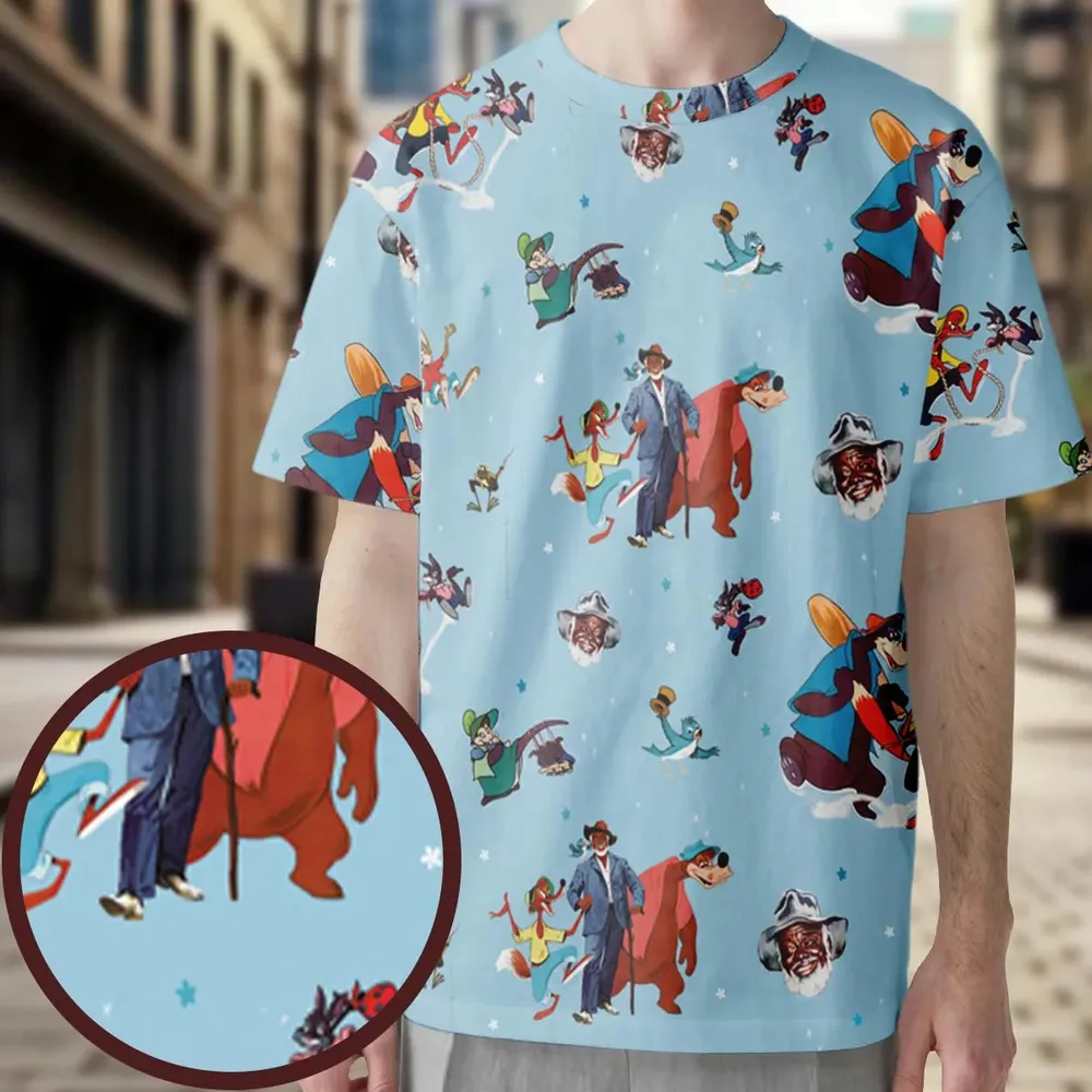 Song of The South Characters All-Over Print Unisex T-Shirt - 3