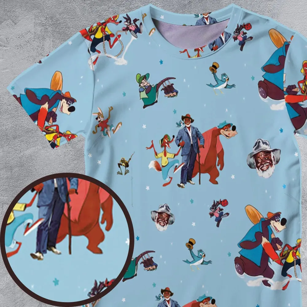 Song of The South Characters All-Over Print Unisex T-Shirt - 4