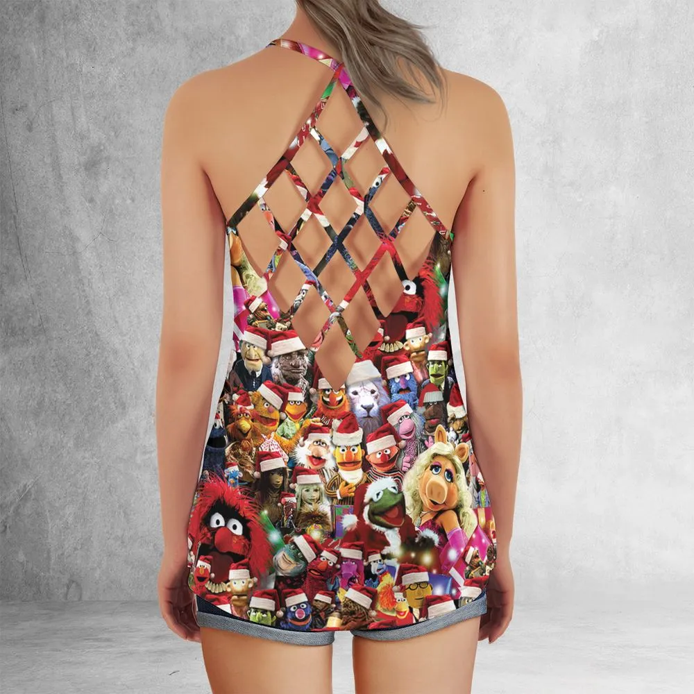 Criss Cross Tank Top - R8V7BEJL -  - 3