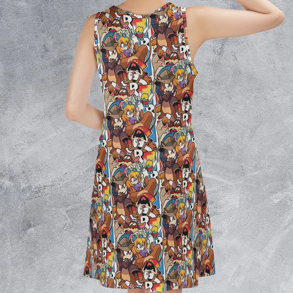 Sleeveless Dress - X32J7191 -  - 2