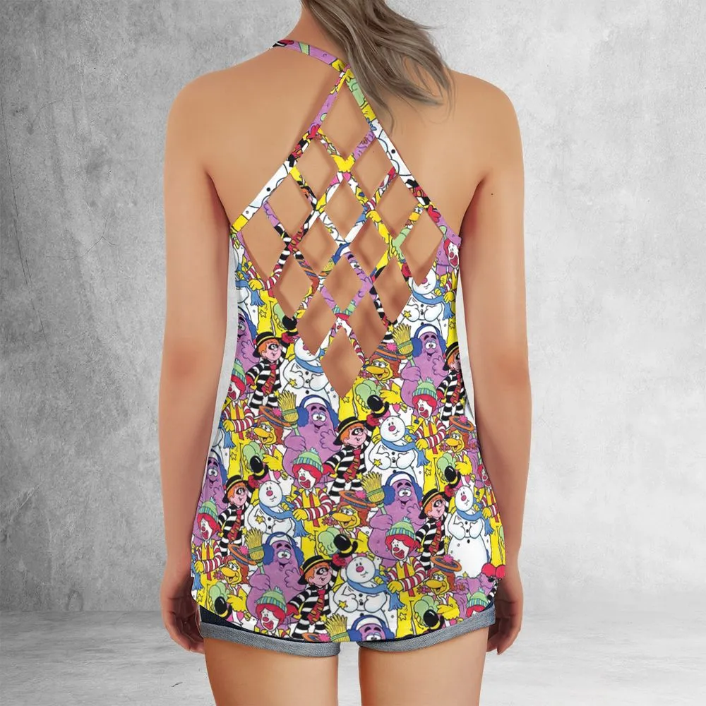 Criss Cross Tank Top - QVJVQFWY -  - 3