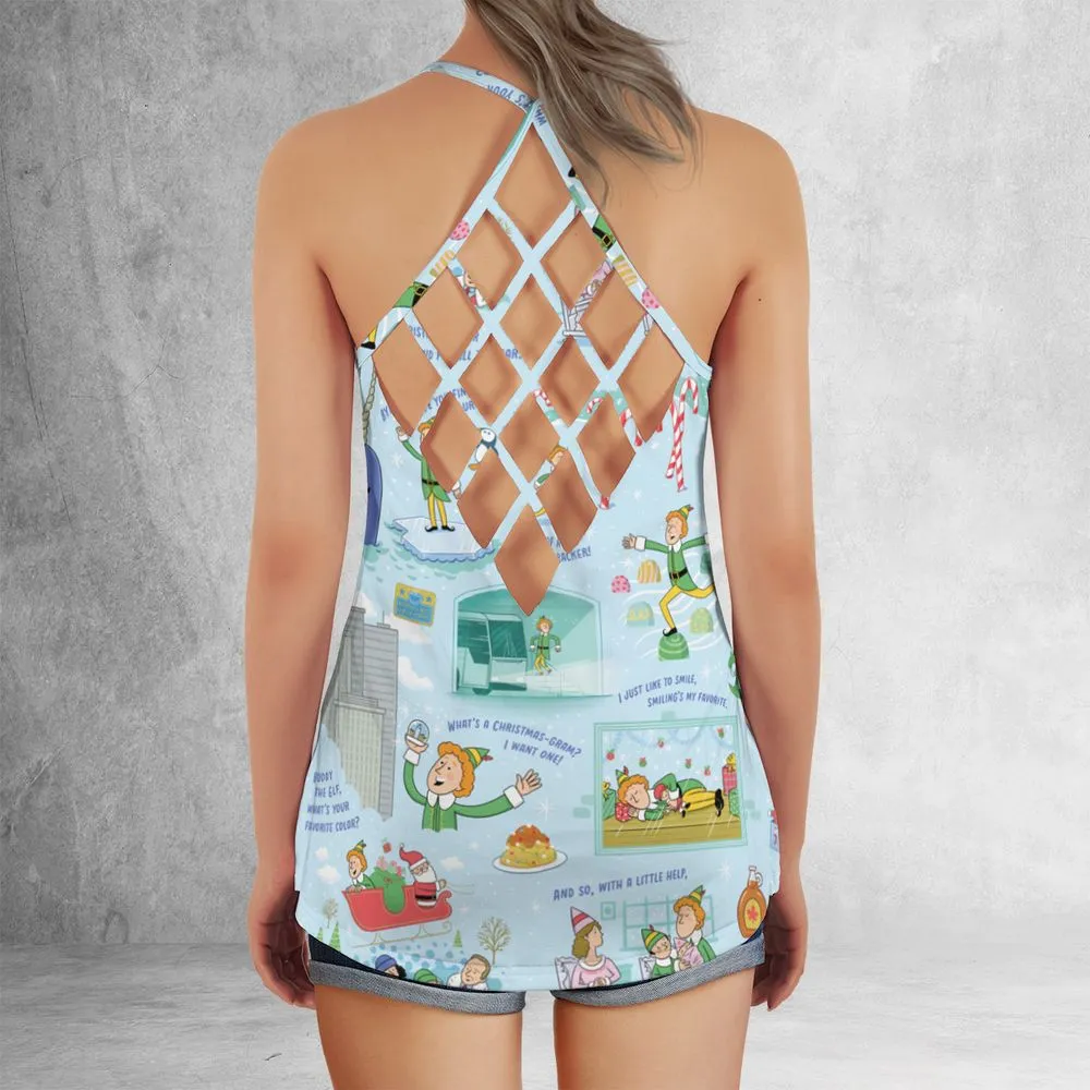 Criss Cross Tank Top - QFXFFMAD -  - 3
