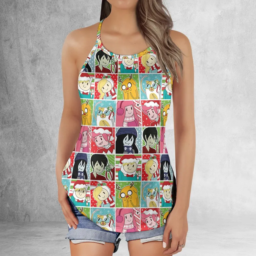 Criss Cross Tank Top - AXSMEZPB -  - 2