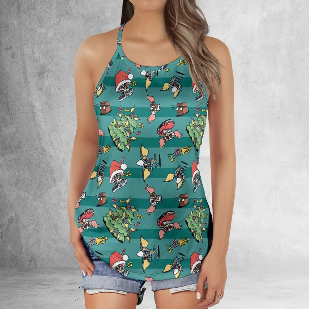 Criss Cross Tank Top - VUWYDKAD -  - 2