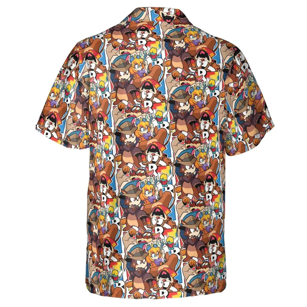 Hawaiian Shirt - KC91PRUE -  - 3