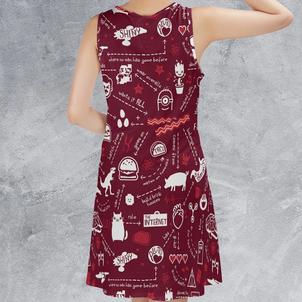 Sleeveless Dress - D9AXP33R -  - 2