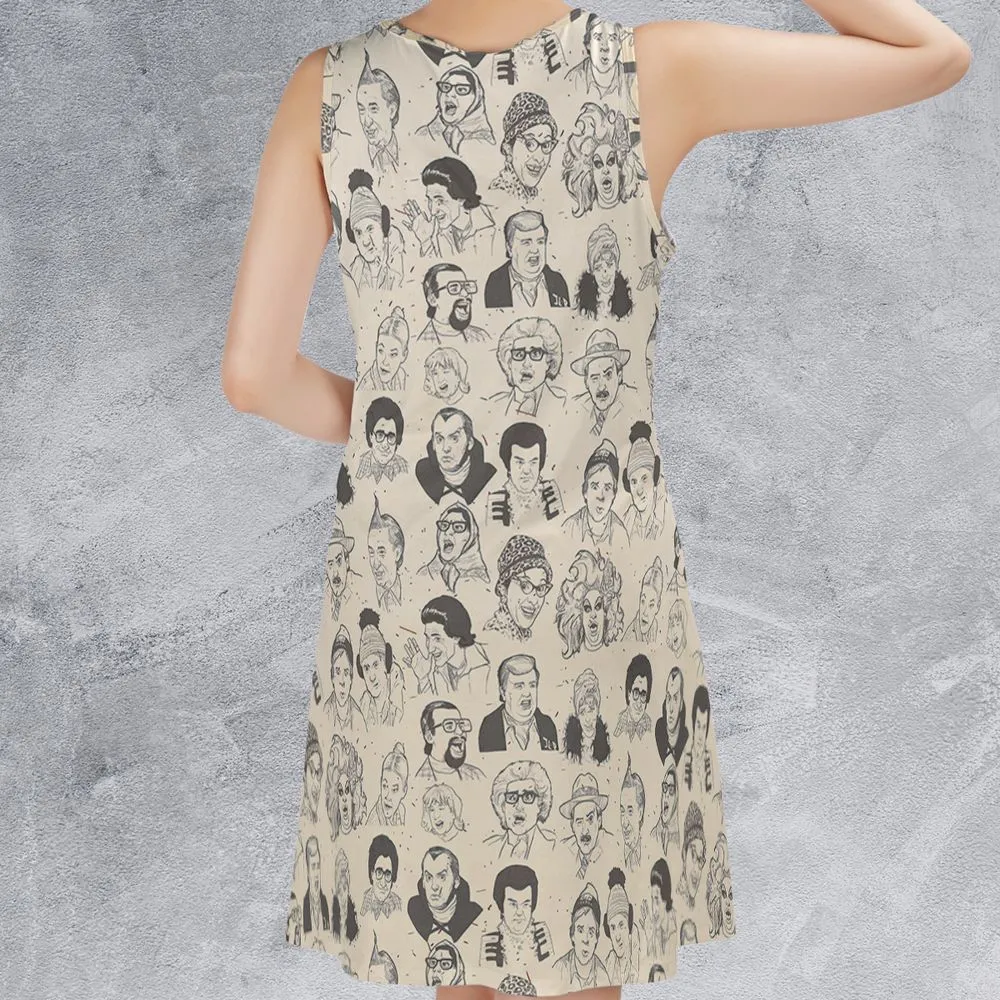Sleeveless Dress - FY9877FS -  - 2