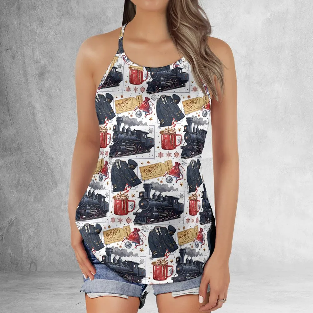 Criss Cross Tank Top - BN5H2GBZ -  - 2