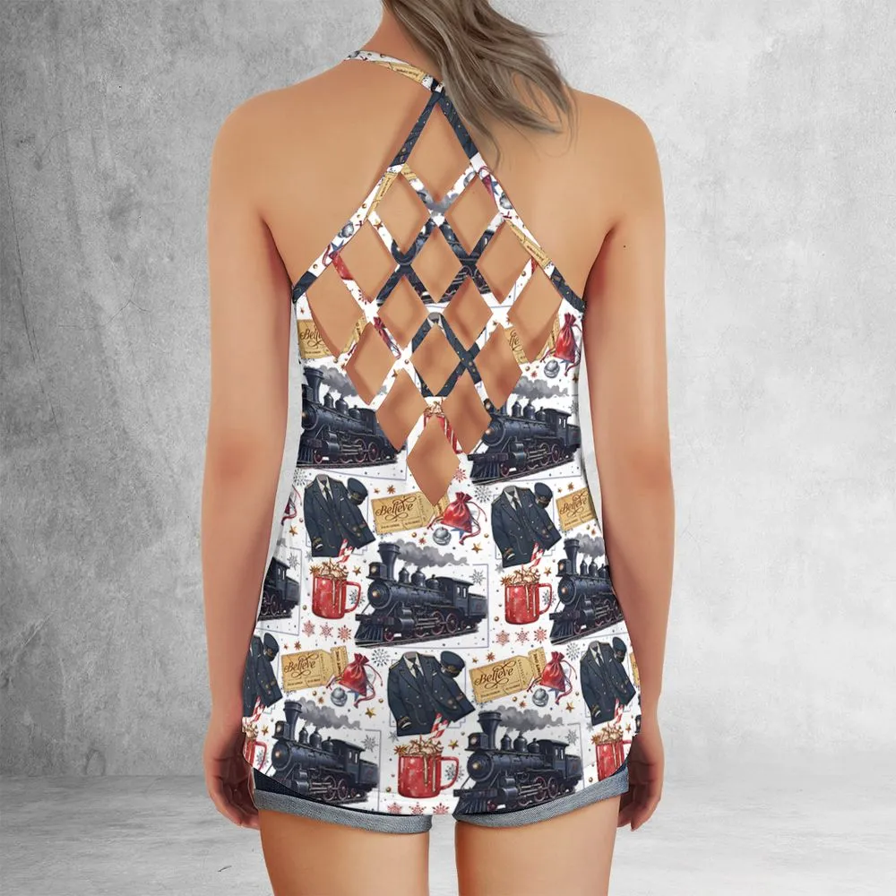 Criss Cross Tank Top - BN5H2GBZ -  - 3