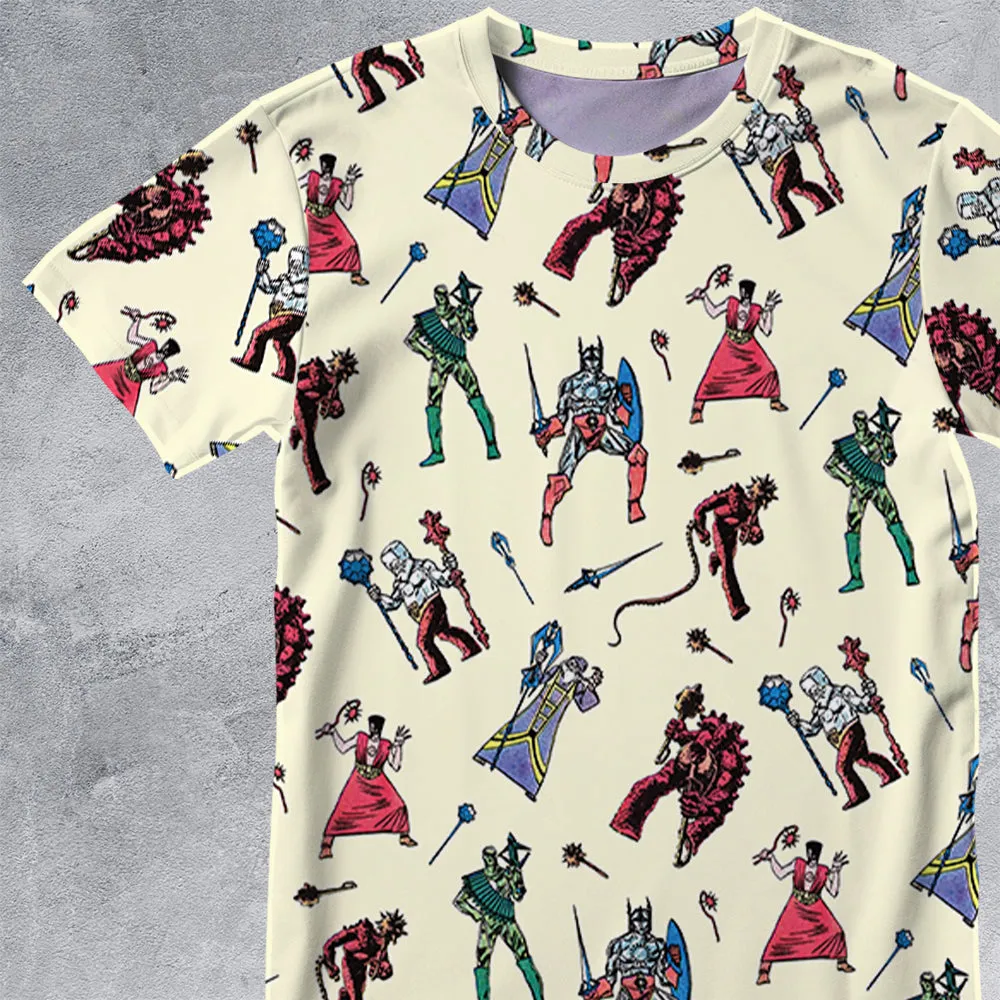 The Saga of Crystar Characters All-Over Print Unisex T-Shirt - 2