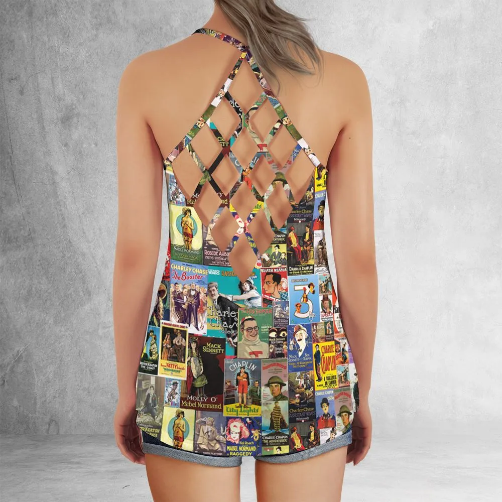 Criss Cross Tank Top - XWZ2H885 -  - 3