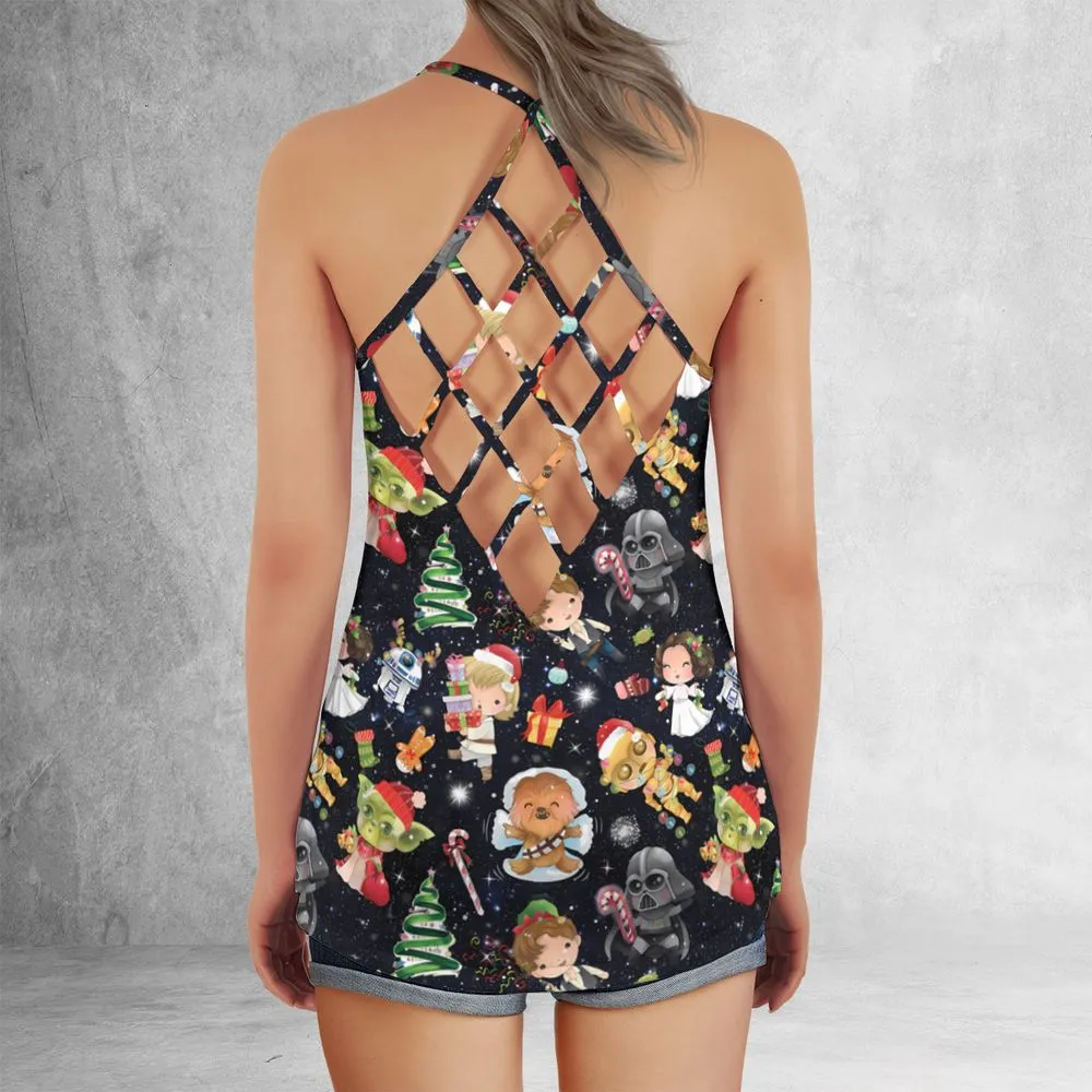 Criss Cross Tank Top - QJFDKUYX -  - 3