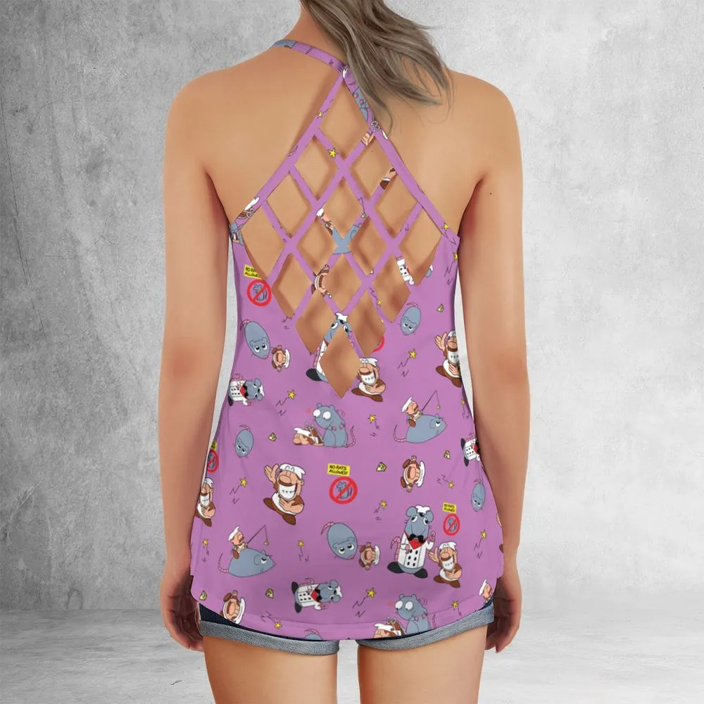 Criss Cross Tank Top - MPVGCFS5 -  - 3