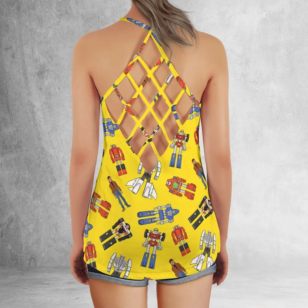 Criss Cross Tank Top - JA62CLLN -  - 3