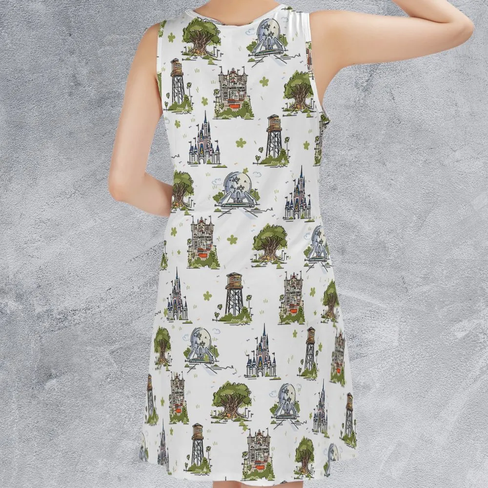 Sleeveless Dress - ZGNF6S4K -  - 2