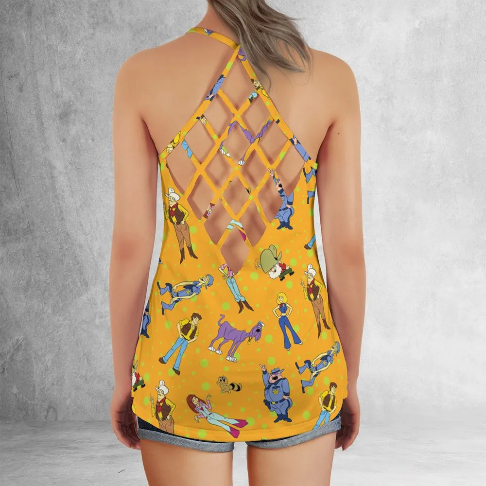 Criss Cross Tank Top - QU8CLD9X -  - 3