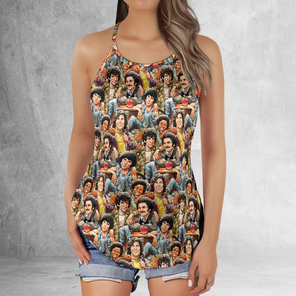 Criss Cross Tank Top - W33DV8GY -  - 2