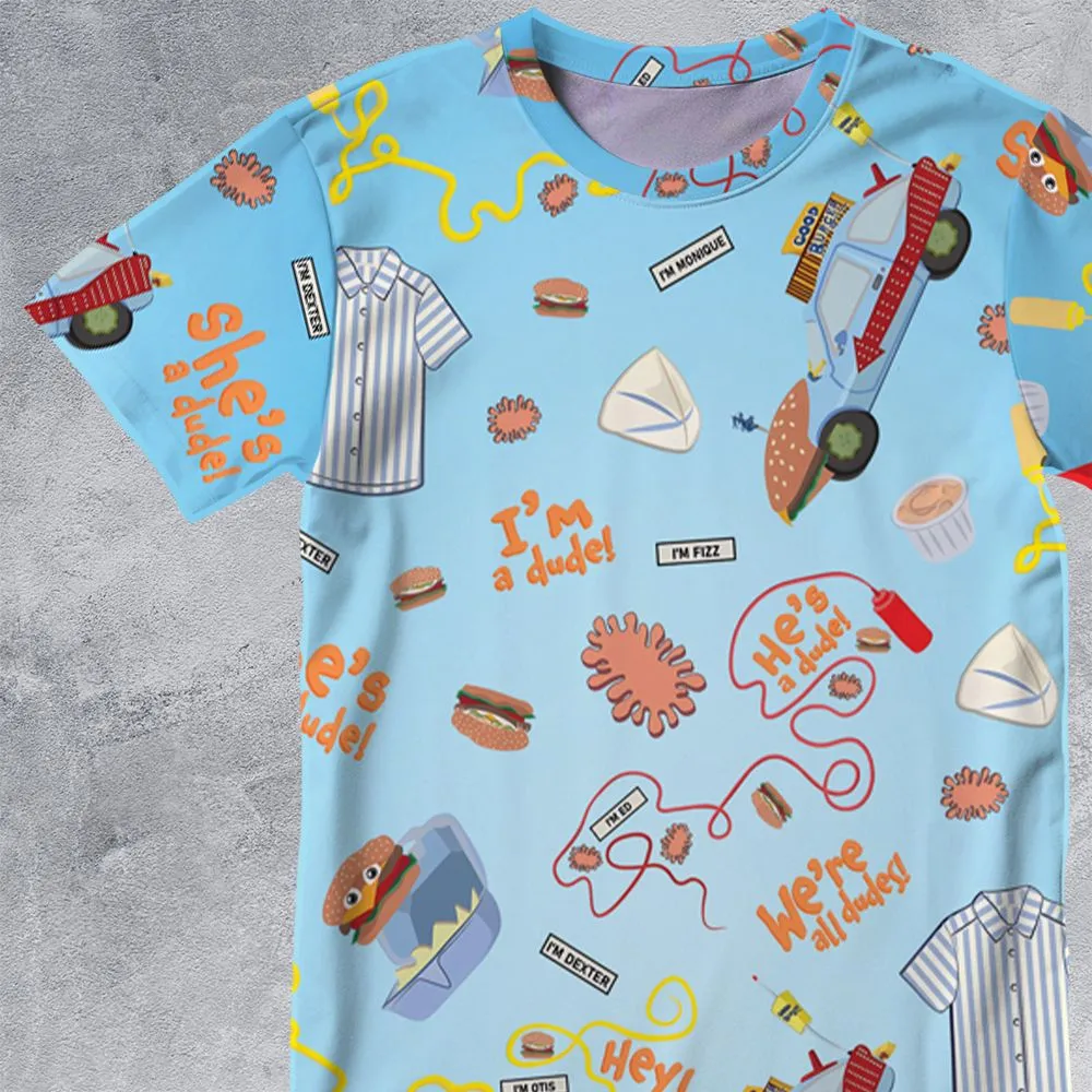 All-Over Print Unisex T-Shirt - KNJNK7DT -  - 2