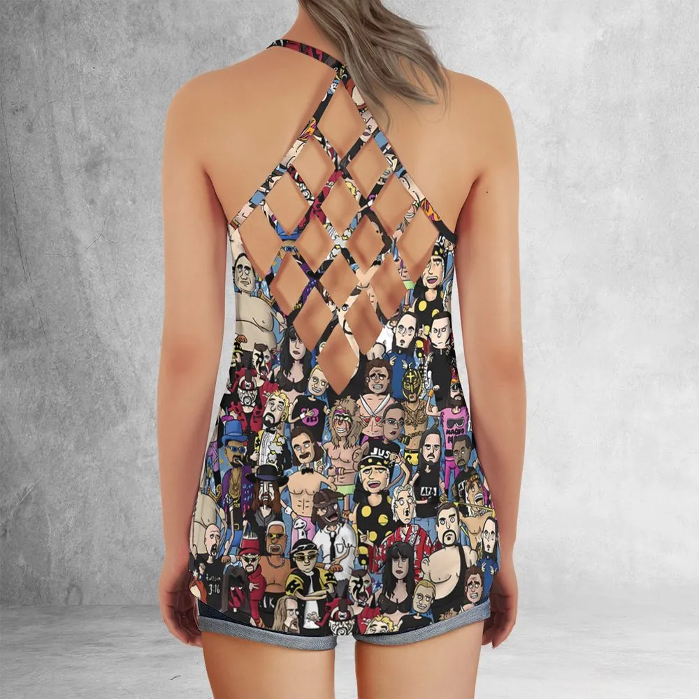 Criss Cross Tank Top - SPFUNP9W -  - 3