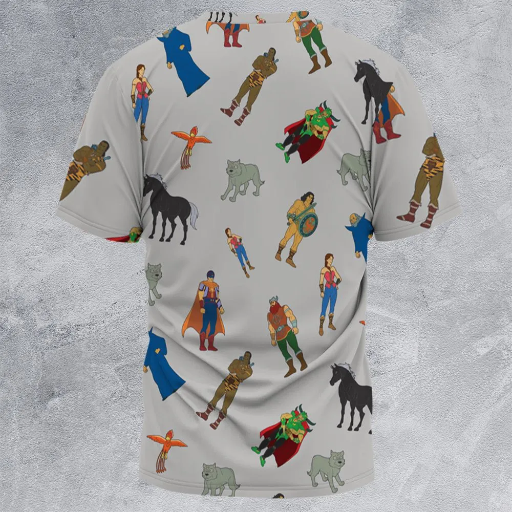 All-Over Print Unisex T-Shirt - TN491R73 -  - 4