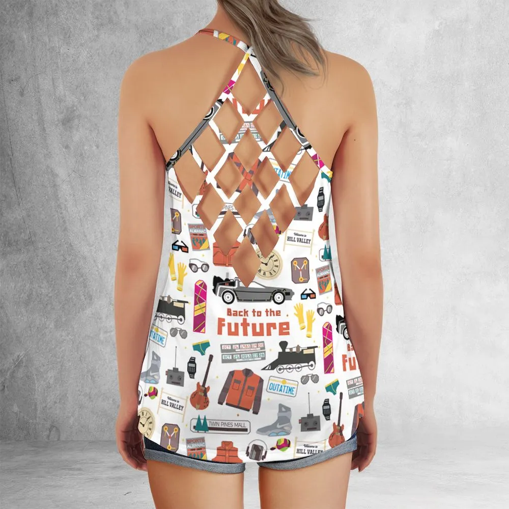 Criss Cross Tank Top - L5HFAZH8 -  - 3