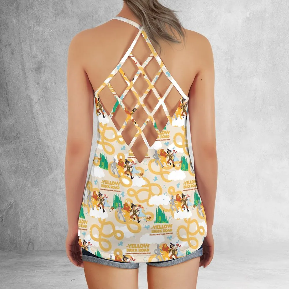 Criss Cross Tank Top - Z846K5BP -  - 3