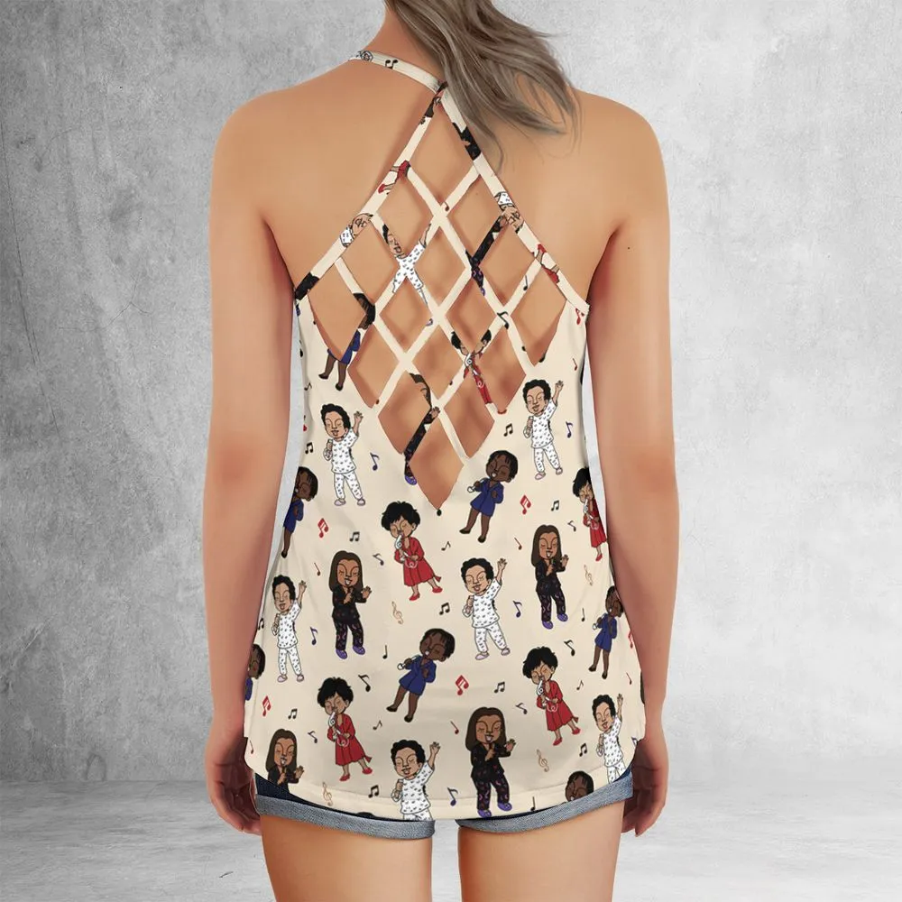 Criss Cross Tank Top - X7WELRXE -  - 3