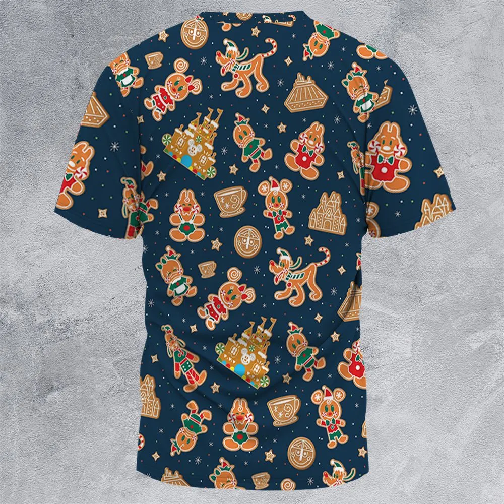 All-Over Print Unisex T-Shirt - 6BL25GSP -  - 4