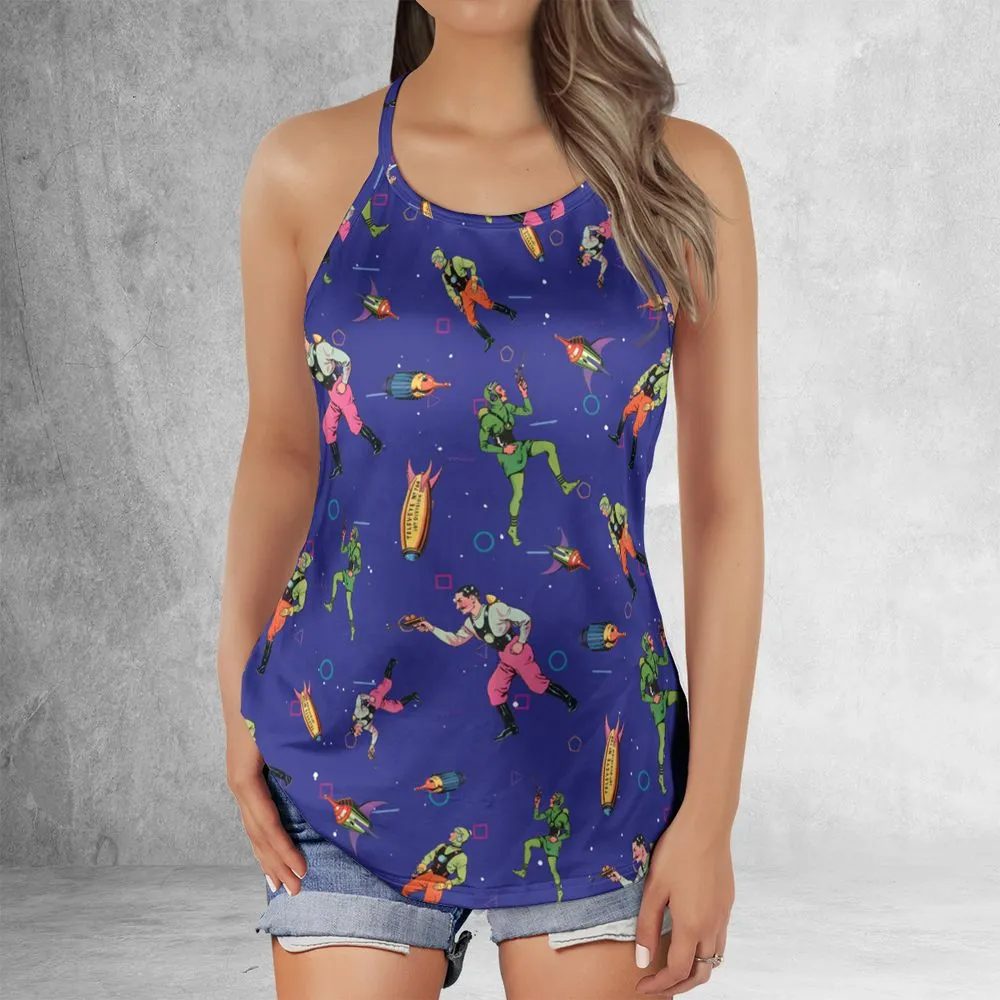 Criss Cross Tank Top - YEZ73P2S -  - 2