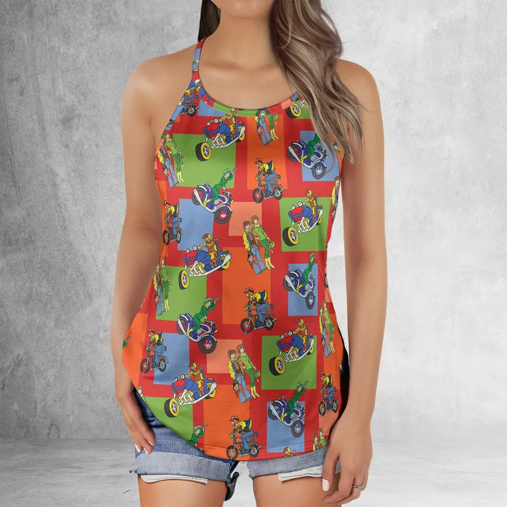Criss Cross Tank Top - BMUEUSR7 -  - 2
