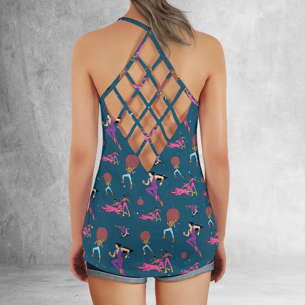 Criss Cross Tank Top - 61HTLNE5 -  - 3