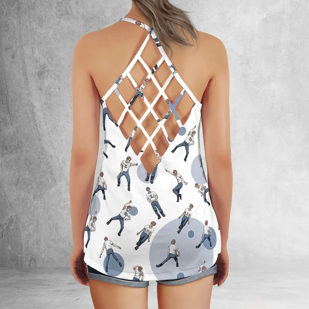 Criss Cross Tank Top - 5VJ27M41 -  - 3