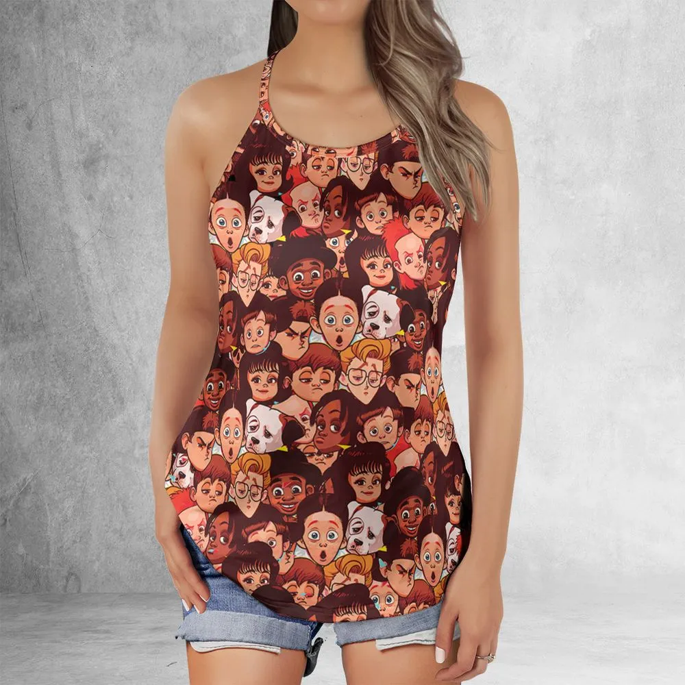 Criss Cross Tank Top - PEHP9WVU -  - 2