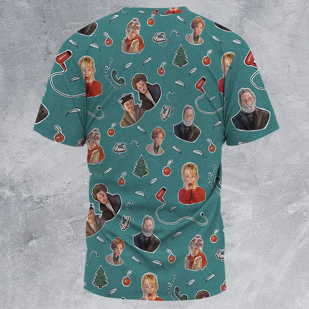 All-Over Print Unisex T-Shirt - WV3AU8E2 -  - 4