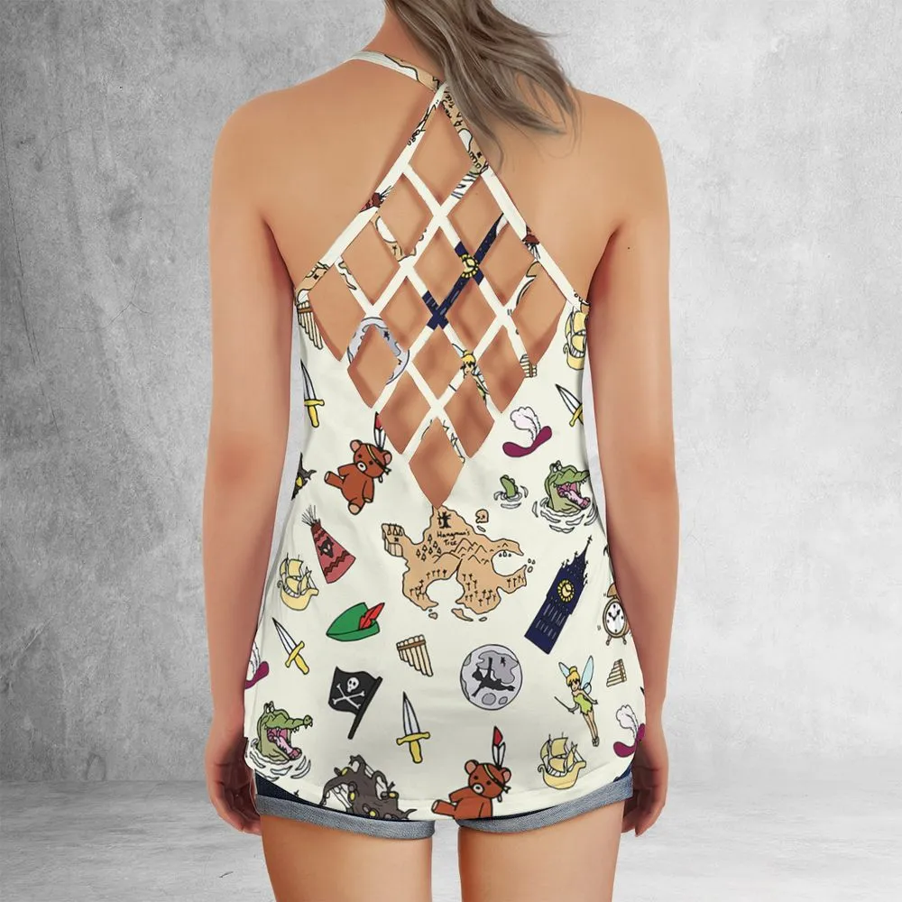 Criss Cross Tank Top - 93KUAAYT -  - 3