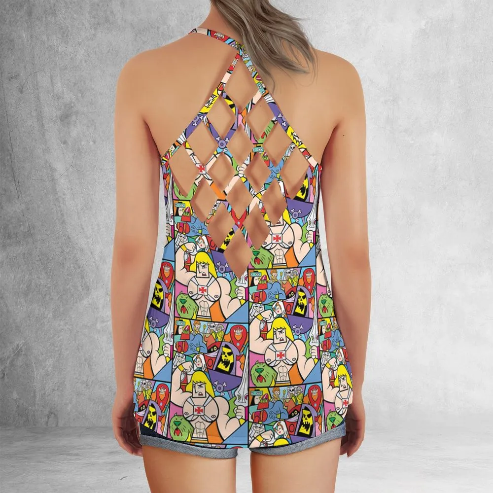 Criss Cross Tank Top - 4GJMTX3Q -  - 3