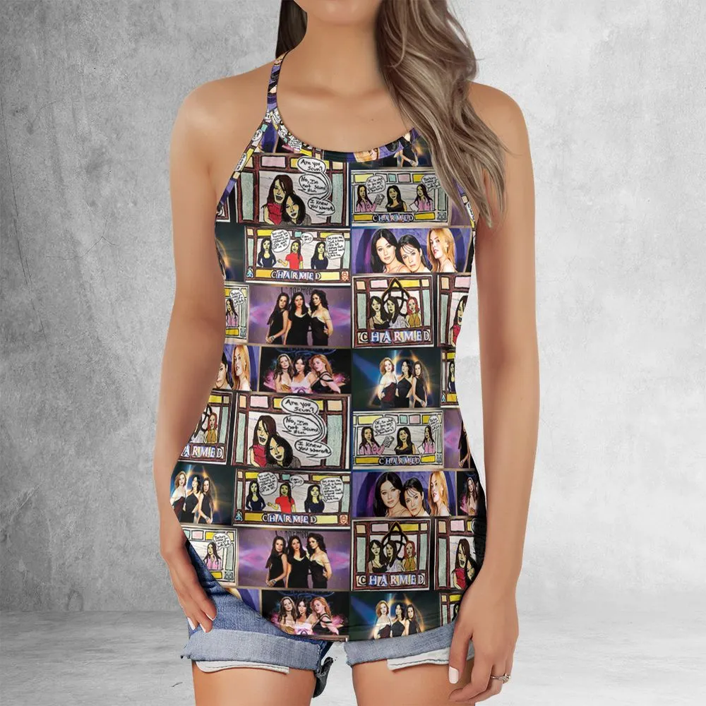 Criss Cross Tank Top - LJDZRHDU -  - 2