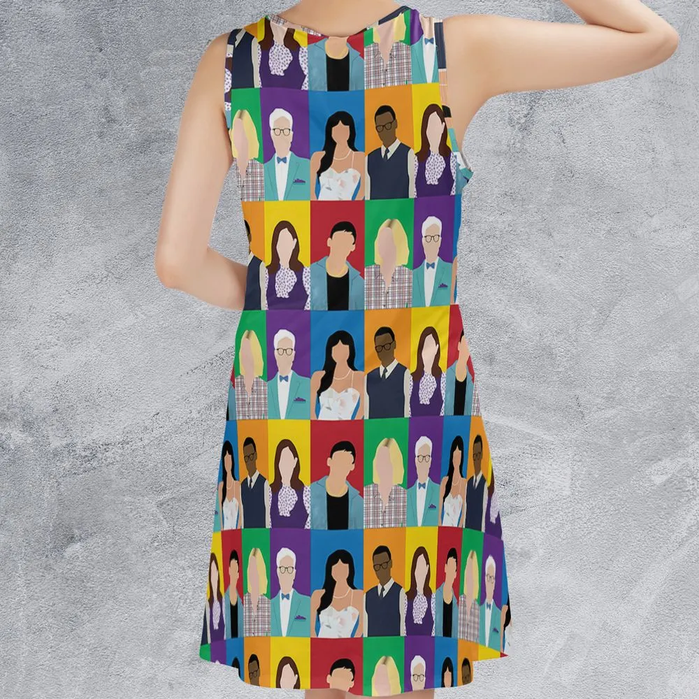 Sleeveless Dress - CWPAS4PB -  - 2