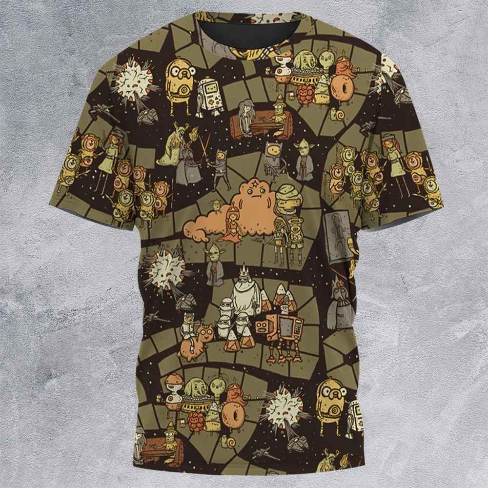 All-Over Print Unisex T-Shirt - 2C7XQVT5 -  - 3