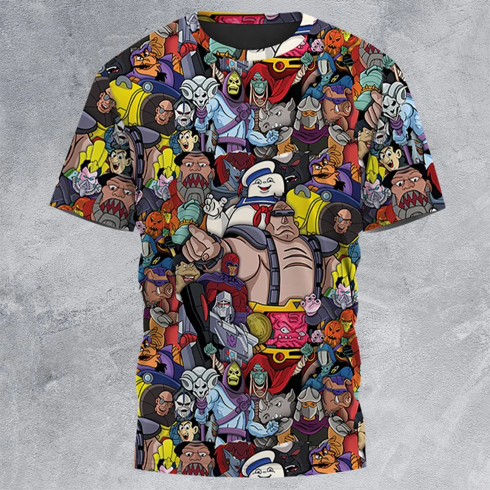All-Over Print Unisex T-Shirt - Z6LT18F5 -  - 3