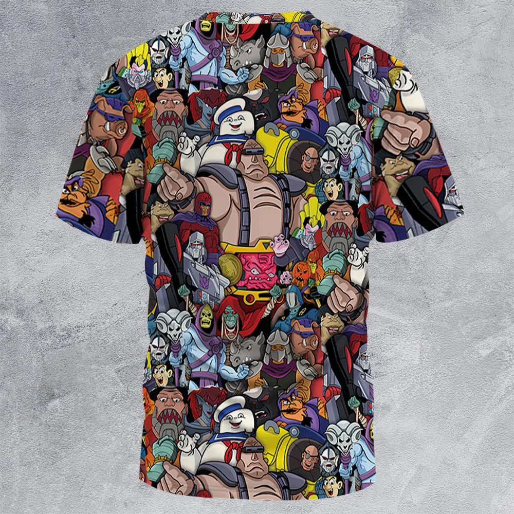 All-Over Print Unisex T-Shirt - Z6LT18F5 -  - 4