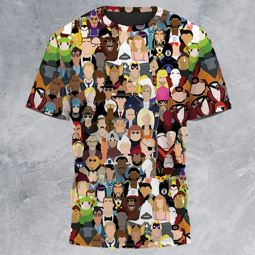 All-Over Print Unisex T-Shirt - T4EP6F7P -  - 3