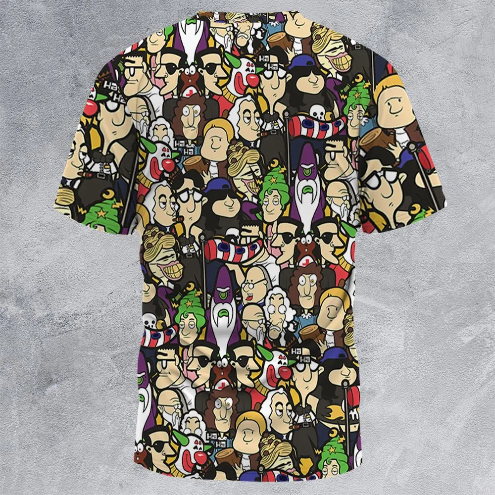 All-Over Print Unisex T-Shirt - 26HEWGPG -  - 4