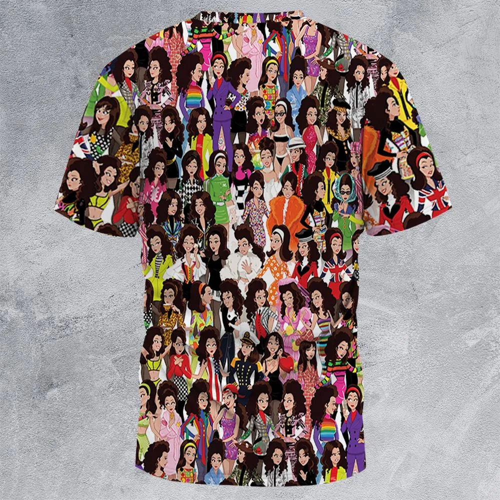 All-Over Print Unisex T-Shirt - DUD1Y288 -  - 4