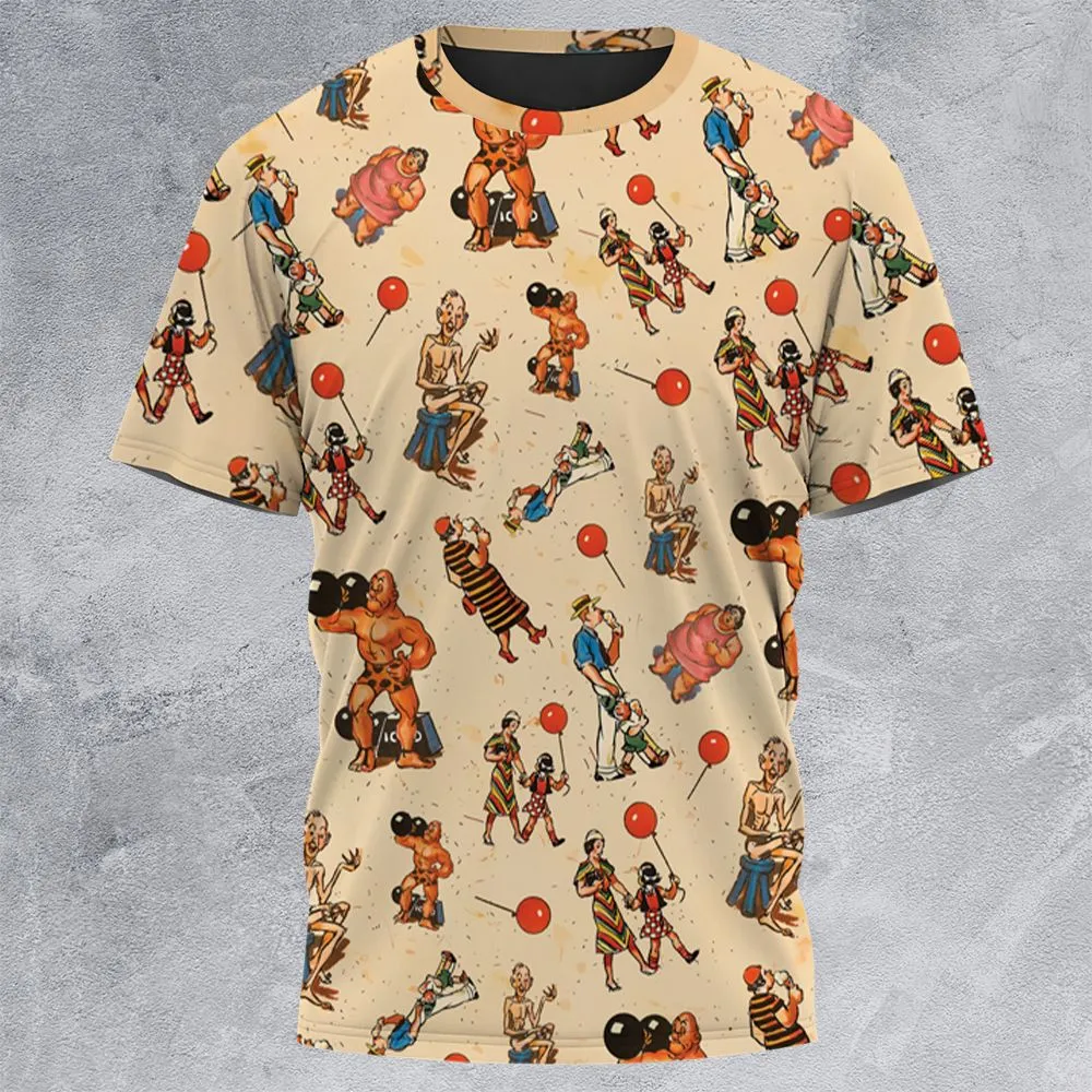 All-Over Print Unisex T-Shirt - UXV9NT55 -  - 3
