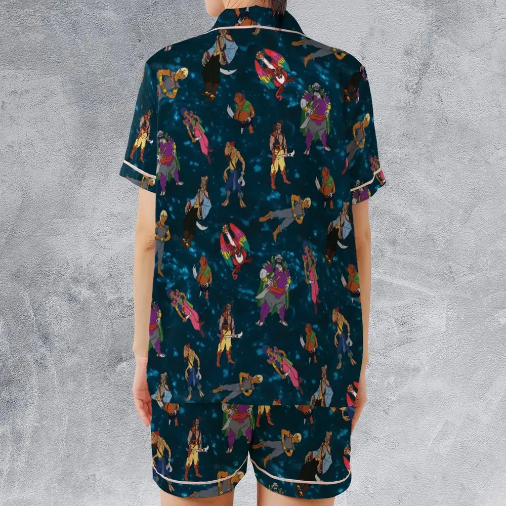 The Pirates of Dark Water characters Satin Short-Sleeve Pajamas Set - 2