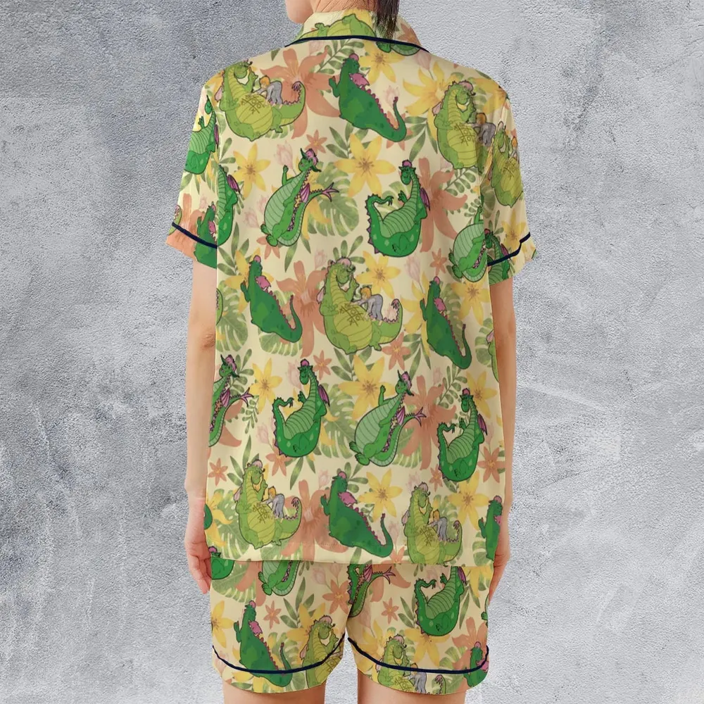 Elliott Dragon Pete's Dragon Satin Short-Sleeve Pajamas Set - 2