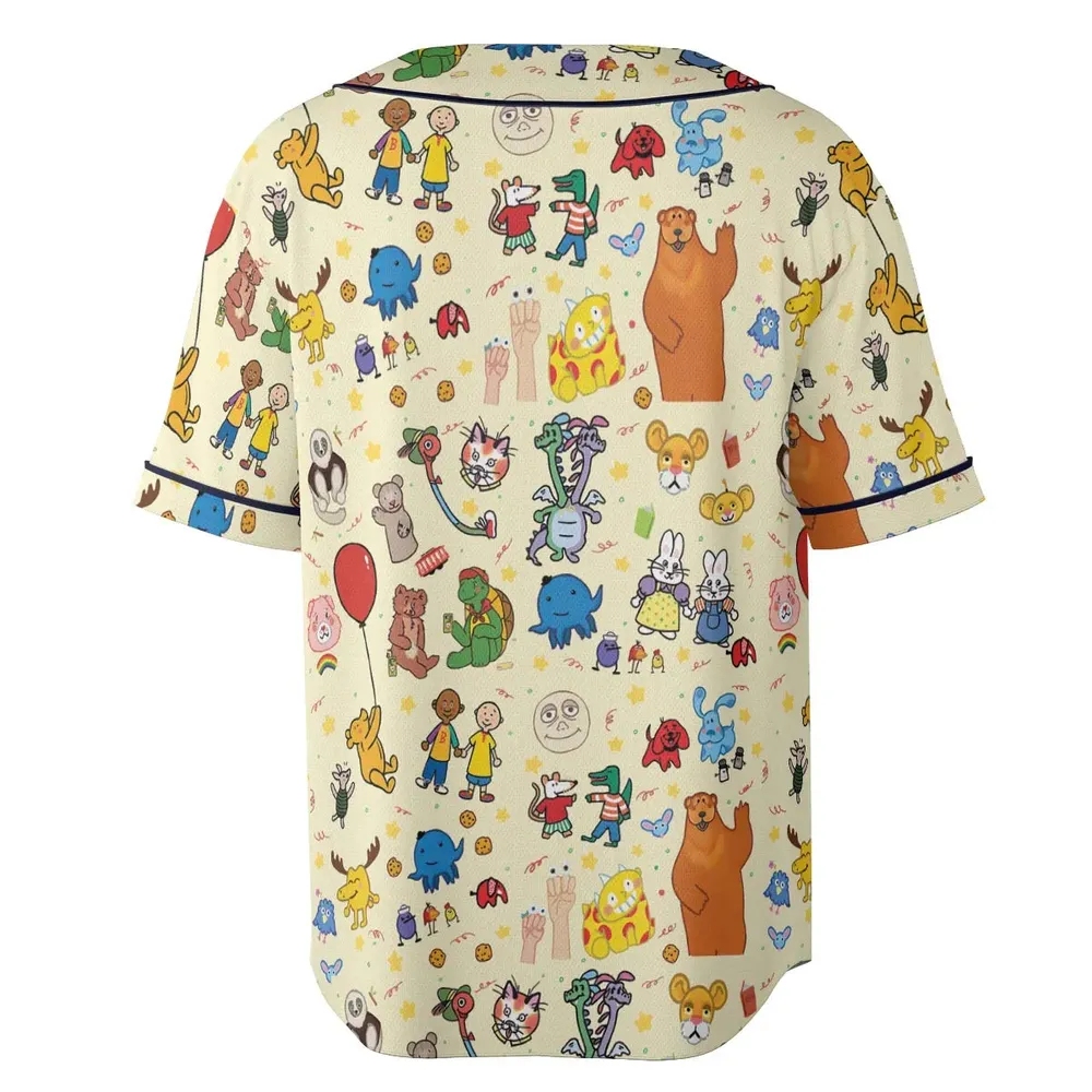 Nostalgia Train Unisex Baseball Jersey - 4
