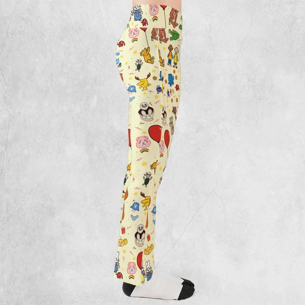 Nostalgia Train Flare Leggings - 2